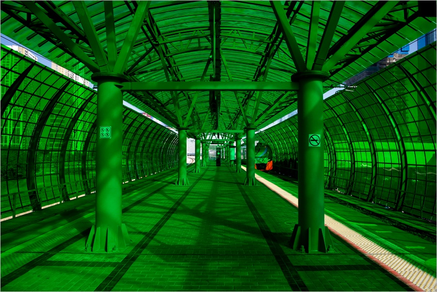Zelen vlakov stanice
